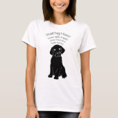 誇りを持ったな子犬のレイザーの子犬の名前 Tシャツ (正面)