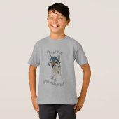誇りを持ったな子犬の青年Tシャツ Tシャツ (正面フル)