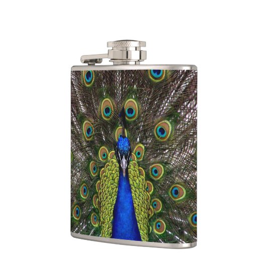 誇りを持ったな孔雀のカスタムのフラスコ フラスク (左)