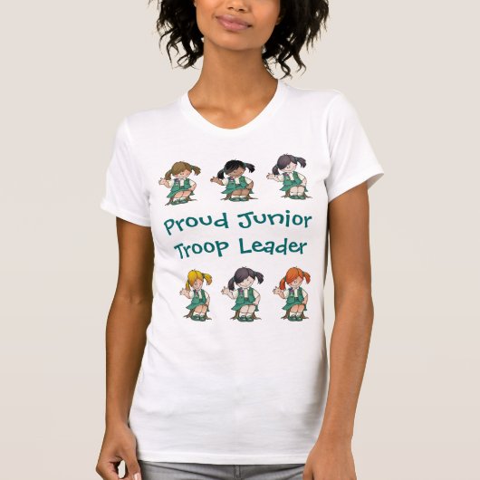 誇りを持ったな後輩の軍隊のリーダーの後輩の列 Tシャツ (正面)