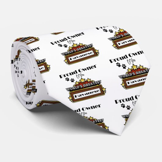 誇りを持ったな所有者の世界で最も素晴らしいHavanese ネクタイ (ロール)