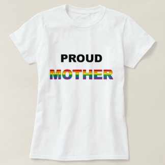 誇りを持ったな母虹LGBT Tシャツ