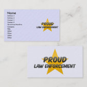 誇りを持ったな法の執行 名刺 (正面/裏面)