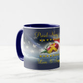 誇りを持ったな海軍お母さんのコーヒー・マグ マグカップ (正面左)