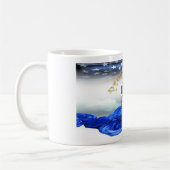 誇りを持ったな海軍叔母さんコーヒー・マグ コーヒーマグカップ (左)