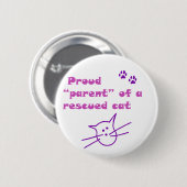 誇りを持ったな猫 缶バッジ (正面&裏面)