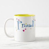 誇りを持ったな祖母のマグ ツートーンマグカップ (左)