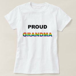 誇りを持ったな祖母の虹LGBT Tシャツ