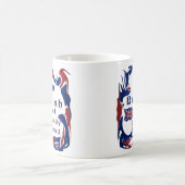 誇りを持ったな私はイギリスおよび血です コーヒーマグカップ (中央)