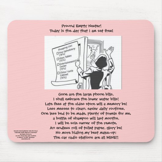 誇りを持ったな空のNesterのマウスパッド マウスパッド (正面)