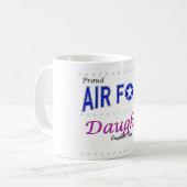 誇りを持ったな空軍娘のマグ コーヒーマグカップ (正面左)