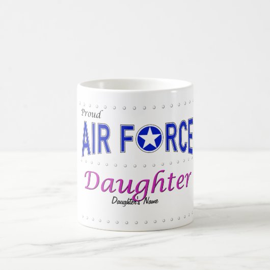 誇りを持ったな空軍娘のマグ コーヒーマグカップ (中央)
