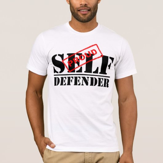 誇りを持ったな自己の擁護者のTシャツ Tシャツ (正面)