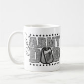 誇りを持ったな軍隊のパパACU コーヒーマグカップ (左)
