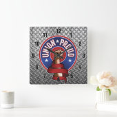 誇りを持ったな連合 スクエア壁時計 (ホーム)