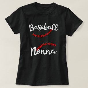 誇りを持ったな野球のNonnaレディース祖母のゲーム日のギフト Tシャツ