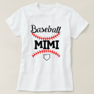 誇りを持ったな野球Mimiレディース祖母のギフト Tシャツ