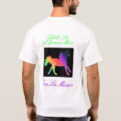 誇りを持ったな馬 Tシャツ (裏面)