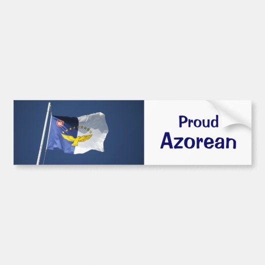 誇りを持ったなazorean バンパーステッカー (正面)