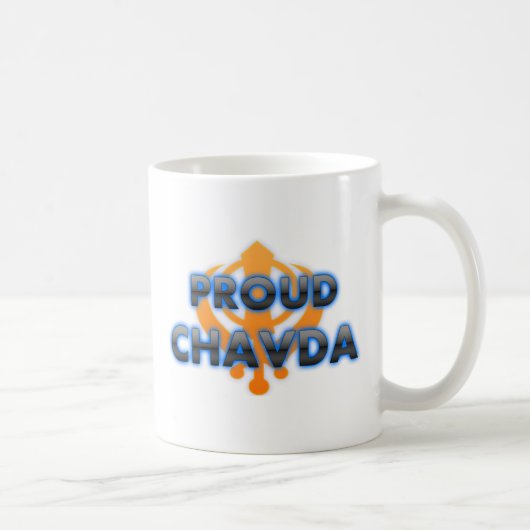 誇りを持ったなChavdaのChavdaのプライド コーヒーマグカップ (右)