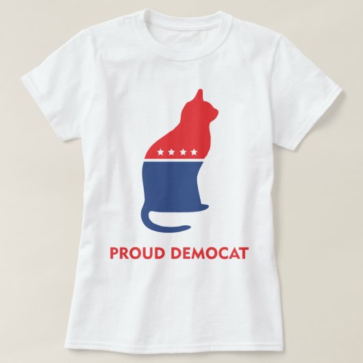 誇りを持ったなDemoCat Tシャツ (デザイン正面)