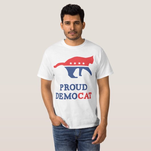 誇りを持ったなDemoCat Tシャツ (正面フル)