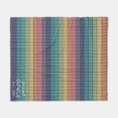 誇りを持ったなGuncle フリースブランケット (正面(横))