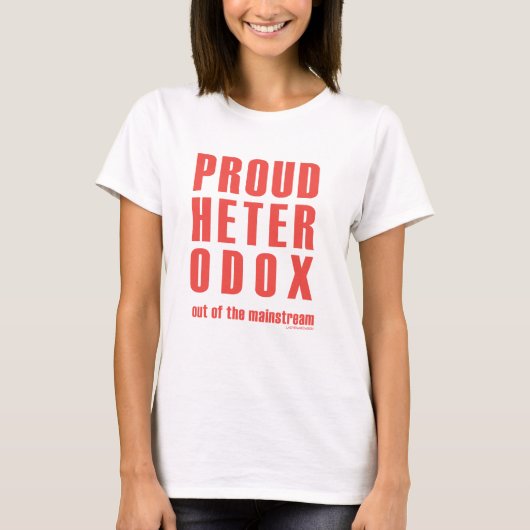 誇りを持ったなHeterodox Tシャツ (正面)