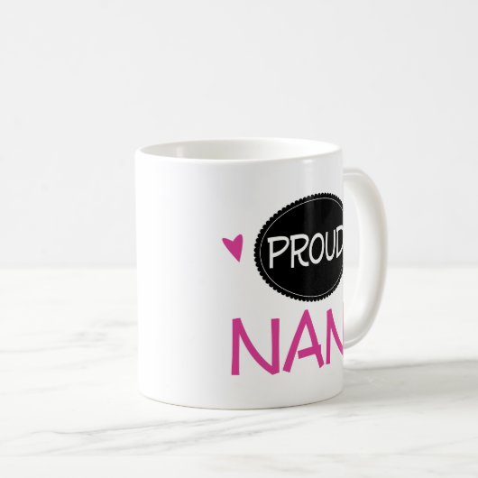 誇りを持ったなNani コーヒーマグカップ (正面右)