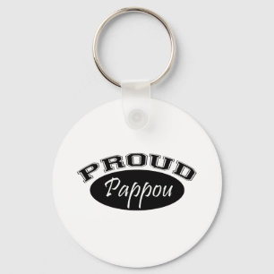 誇りを持ったなPappou (黒) キーホルダー