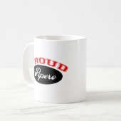 誇りを持ったなPepere コーヒーマグカップ (正面左)