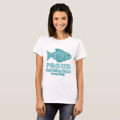 誇りを持ったなPescetarian Tシャツ (正面フル)
