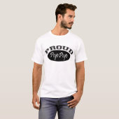 誇りを持ったなPopPop (黒) Tシャツ (正面フル)
