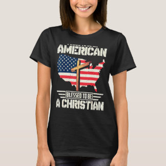 誇りを持ったアメリカ人賛美になる Tシャツ