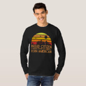 誇りを持ったアメリカ国民生まれ名 Tシャツ (正面フル)