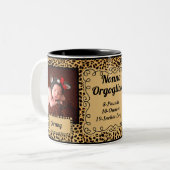 誇りを持ったイタリアン祖父Cheetah 2写真 ツートーンマグカップ (正面左)