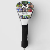 誇りを持ったカスタムパパ11号写真コラージュ ゴルフヘッドカバー (正面)