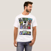 誇りを持ったカスタムパパ11号写真コラージュ Tシャツ (正面フル)