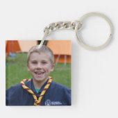 誇りを持ったカッコいいScout Momの写真 キーホルダー (裏面)