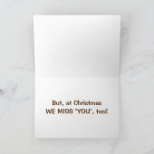 誇りを持ったクリ恋しく思スマス軍隊 シーズンカード (内部)