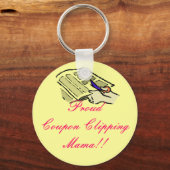 誇りを持ったクーポンクリッピングママ キーホルダー (正面)