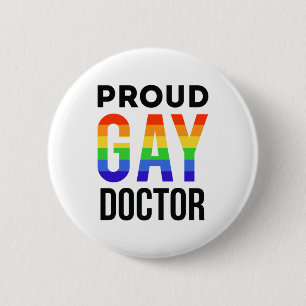 誇りを持ったゲイ医LGBTQ医学部卒業 缶バッジ
