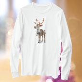 誇りを持ったトナカイ女子ティー Tシャツ