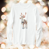 誇りを持ったトナカイ男のティー Tシャツ