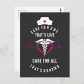 誇りを持ったナース鑑賞医療 ポストカード (正面/裏面)