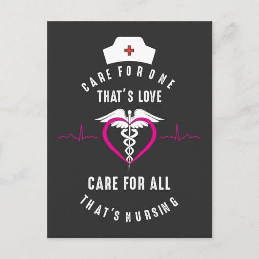 誇りを持ったナース鑑賞医療 ポストカード (正面)