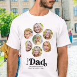 誇りを持ったパパモダン7カスタム写真コラージュ卒業 Tシャツ<br><div class="desc">お子さんの卒業おめでとうパパとして誇りを持った、あなたはTシャツであなたの愛とサポートを誇示するパーソナライズされたに値する。このレトロモダンデザインは、卒業生との7つの思い出を示すお気に入りのフォトコラージュを備えている。高校、大学、大学のシャツなど、今年の卒業生には最適だ。シャツに誇りを持ったは「パパ」文字が目立って表示され、子供の達成感を誇りを持った皆さんにお知らせする。また、シャツを自分の名前、年級、学校でパーソナライズして本当に作ユニークる。素材を使高品質用し、快適で耐久性に優れ、長年の衣服に最適。今年は子素晴らし供を卒業させてもらう自分や他のパパへの贈り物だ。お祝子様の達成感とプライドを見せパーソナライズされたる卒業式Tシャツ。今すぐ注文して衣服プライドで！</div>