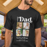 誇りを持ったパパレトロモダンカスタム4写真卒業 Tシャツ<br><div class="desc">お子さんの卒業おめでとうパパとして誇りを持った、あなたはTシャツであなたの愛とサポートを誇示するパーソナライズされたに値する。このレトロモダンデザインは、卒業生との4つの思い出を示すお気に入りのフォトコラージュを備えている。高校、大学、大学のシャツなど、今年の卒業生には最適だ。シャツに誇りを持ったは「パパ」文字が目立って表示され、子供の達成感を誇りを持った皆さんにお知らせする。また、シャツを自分の名前、年級、学校でパーソナライズして本当に作ユニークる。素材を使高品質用し、快適で耐久性に優れ、長年の衣服に最適。今年は子素晴らし供を卒業させてもらう自分や他のパパへの贈り物だ。お祝子様の達成感とプライドを見せパーソナライズされたる卒業式Tシャツ。今すぐ注文して衣服プライドで!</div>