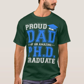誇りを持ったパパ大学院父日卒業PH Tシャツ