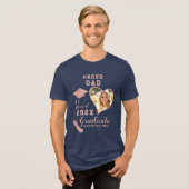 誇りを持ったパパ2025年大学院写真クラス トライブレンドTシャツ (正面全面)